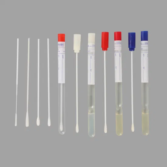Tampone sterile in silicone per tampone orale in cotone medico. Certificazione CE